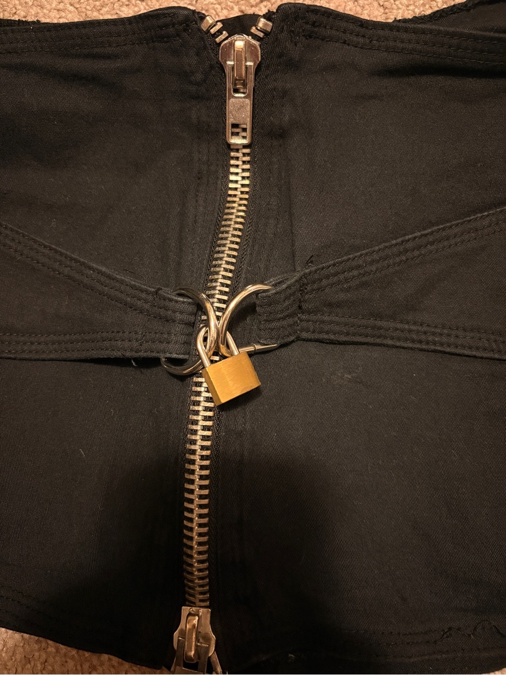 Institutionalized Bondage Mini Skirt Avant Garde holy grail rare